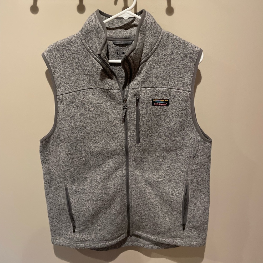 L.L. Bean Heather Gray Men's Vest